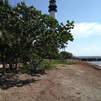 Cape Florida Lighthouse from the beach