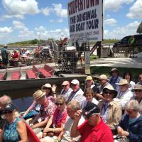 All ready on the Air Boats to the Everglades