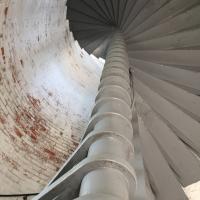 Stairs going up Cove Point Lighthouse