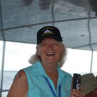 Sandy on Robbie's Marina Boat