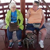 Janice, Christine and Marinn at Thomas Point Shoal Lightouse