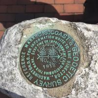 Border Marker at Fenwick Island Lighthouse
