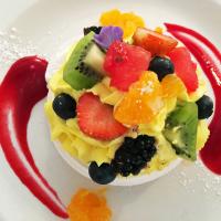 Another great dessert - Berry and Mandarin Pavlova
