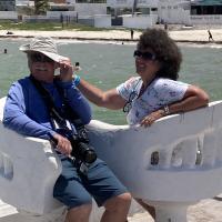 Bob and Cheryl in Lovers Chair at Telchac