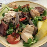 Lunch on Ouessant introduced some of us to a Breton Salad.