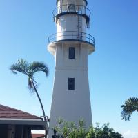Diamond Head Lighthouse from the gate