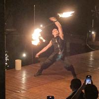 Fire Show at Farewell Dinner