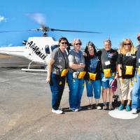 Group on one of the Helicopter rides to Molokai