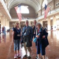 Linda, Leah, Sandy and Dona at Ellis Island