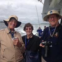 Fran hanging out with Gary and Kathleen