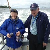 Lawrence and Virginia enjoying a wonderful cruise