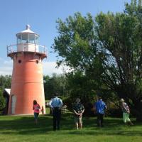 Again Rob was nice enough to give us a tour of the lighthouse and property and let us climb it