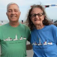 Bill and Holly - Same shirt day for them