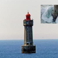 La Jument was calm - nothing like the famous photo by Jean Guichard.