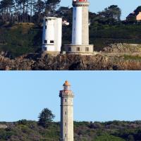 First two lights we passed on our way to Ouessant - Petit Minou & Pointe du Portzic