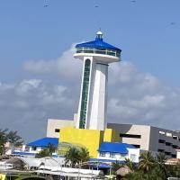Puerto Cancun Lighthouse