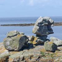Interesting rock formations on Ile de Sein.  What do you see?