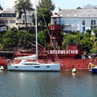 It was tough to get close to the Scarweather Lighthouse.  A small group took a pretty long walk to try and get closer.