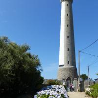 The Trezien Lighthouse walkway was, or course, lined with Hydrangeas