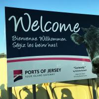 After several hours of delay, we finally arrived in Jersey!